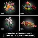 LEGO Icons Dried Flower Centerpiece Building Sets for Adults, Ages 18+ Years - Fall & Thanksgiving Decorations for Dinner Table or Mantel - 10314