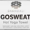 Shandali GoSweat Non-Slip Hot Yoga Towel with Super-Absorbent Soft Suede Microfiber in Many Colors, for Bikram Pilates and Yoga Mats.