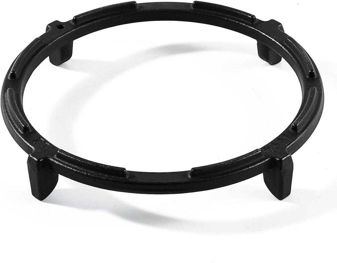 Allstare 7.8 Inches Diameter Cast Iron Wok Ring Replacement Parts for LG Gas Stove Range Round Bottom Wok Pans MDX64192501 Wok Stand LG Cooktop Grate Wok Holder Wok Support Rings Rack 1 Pack