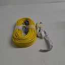 JaniLink Medium-Duty Extension Cord for Carpet Extractors High Speed Buffers 14/3 Pro Glo Yellow 100'