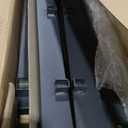 Olee Sleep 18 Inch Heavy Duty Steel Slat Anti-Slip Support, Easy Assembly Platform Bed Frame, Noise Free Steel Mattress Foundation, Maximum Storage, No Box Spring Needed, Black, Queen Size