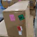 Amazon Basics Sturdy Foldable Plastic Chair, Portable, 350-Pound Capacity, Black, 6-Pack