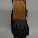 MCR Safety Gloves N9690FCL Ninja Ice Insulated Work Gloves 15-Gauge Black Nylon with Acrylic Terry Interior Fully Coated with HPT, Large, 1 Pair