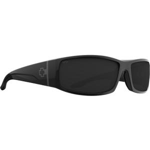 Spy Men's Cooper Rectangular Sunglasses (Black - Happy Gray Green)