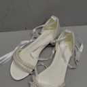 Pearl Flats Bridal Sandals Wedding Flats for Bride Open Toe Beach Wedding Shoes (8, Ivory)
