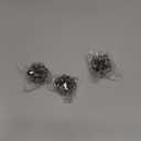 3Pcs Mini Jaw Clips Metal Crystal Hair Claws Vintage Metal Rhinestone Hair Clip Accessories for Women Girls