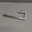 Hand Towel Holder, Towel Ring - Thicken SUS 304 Stainless Steel Towel Holder for Bathroom Wall, 8" Rectangular Modern Design Hand Towel Bar, Contemporary Hand Towel Rack - Brushed Nickel (1PCS)