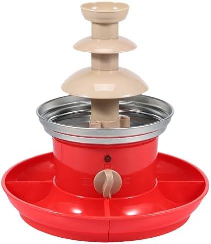 Amazon.com: Abizarch Electric Chocolate Fountain with Removal Serving Tray 3 Layer Chocolate Fountain Machine Stainless Steel Chocolate Fondue Fountain Fun Chocolate Melting Fountain 17oz Capacity for Fruits Part : Home & Kitchen
