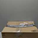 iDesign Small Plastic Bathroom Trash Can, Slim Rectangle Garbage Bin for Bedroom, Office, Dorm, 2-Pack, White