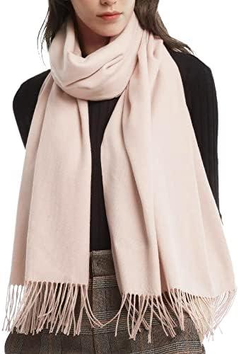 FURTALK Winter Scarf for Women Pashmina Shawl Wraps Soft Warm Fashion Blanket Scarves Gifts (One Size, 11-blush Pink)