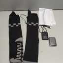 Heated Socks 7500mAh*2 Rechargeable Battery, Electric Heated Socks with 4 Adjustable Heating Settings Up to 14 Hours for Winter Skiing Hunting Camping Hiking Fishing Cycling Outdoor Work Foot Warmer