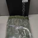 EverGrace Soft Chenille Throw Blanket for Couch, Cozy Plush Fuzzy Decorative Chenille Knit Throw Blanket with Tassels, Lightweight Blanket and Throws for Bed Sofa Gift Home Decor, Olive Green 60"x80"