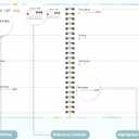 2026 Planner, Weekly and Monthly Calendar Planner Agenda, Jan 2026 - Dec 2026, Planning Academic Book, Office Desk Accessories and School Supplies - A5 (6.3'' x 8.5'') (Blue Daisies)