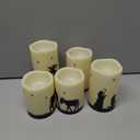 Homemory Flameless Christmas Nativity Scene Candles, Battery Operated LED Pillar Religion Candles, Nativity Sets Indoor Outdoor Decor for Xmas Holiday Home Decor, Remote Timer, Christmas Decor, 5 Pack