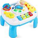 Baby Toys 6 to 12-18 Months Musical Educational Learning Activity Table Center Toys for Toddlers Infants Kids 1 2 3 Year Olds Boys Girls Gifts Size 9.7 x 8.7 x 7.1 Inches