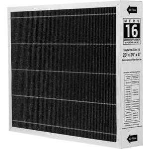 2 Pack X6675 Replacement Filter 20x25x5 MERV 16 Carbon-Infused HVAC Air Filter, Compatible with Lennox Healthy Climate HCC20-28 Furnace and Trion Air Bear Actual Size: 19.53" x 24.61" x 4.33"