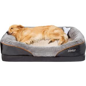 JOYELF XLarge Memory Foam Dog Bed, Orthopedic Dog Bed & Sofa with Removable Washable Cover and Squeaker Toy as Gift (XLarge-40"x30")