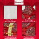 BAMY New Year Small Dog Coat Warm Cat Costume Winter Pet Clothes Vest of The Tang Dynasty Christmas Hoodie for Boy Puppy Kitten Teddy Bichon (L (Chest Circumference 21.2in))