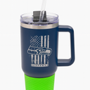 Seattle Seahawks 40oz.for Hot and Cold Liquid Travel Mug