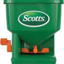 Scotts Whirl Hand-Powered Spreader - for Grass Seed, Lawn Fertilizers, Salt, and Ice Melt, Handheld Spreader Holds up to 1,500 sq. ft. of Product