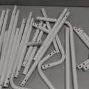 Wedding Arch, 3.38 FT x 6.56 FT Metal Balloon Wedding Backdrop Stand Wedding Arch Stand, Rectangle Balloon Frame Garden Arbors and Arches for Wedding Ceremony Birthday Decoration (White)