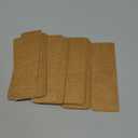 Fumete 50 Pieces Resin Bookmark Holder Bulk 5. 9 x 1. 8 Inches Kraft Bookmark Sleeves DIY Display Cards for Wrapping Small Business Packaging Supplies Party Favor Gifts(Cute,Brown)