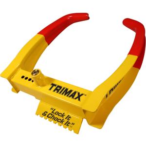 Trimax TCL75 - Trailer Wheel Lock - Fits 7"-11.25" Tires - Wheel Boot Lock for Trailer, Car, Truck, Boat, ATV, Camper, and More