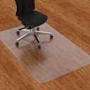 Chair Mat for Hardwood Floor, 48” x 29.5” Clear Desk Chair Mat for Hard Floor, Easy Glide Floor Protector Mat 