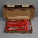 Front Grille Inserts & Headlight Cover Compatible with (2018-2023) Jeep Wrangler JL JLU (Red, Sport/Sport S)