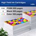 270XL 271XL Compatible for Canon 270 271 Ink Cartridges PGI-270XL CLI-271XL Work with Canon MG6820 MG6821 TS6020 TS9020 MG7720 MG5720 MG5721 MG5722 (5 Combo Pack)