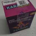 Mini Karaoke Machine with 2 Wireless Microphones, TOP Kids Gifts for Girls Ages 3, 4, 5, 6, 7, 8, 9,10,11,12 +Year Old, 4-12 Years Old Birthday Toy Gift for Girls Boys Party (Black Blue)