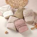 lulumoon Muslin Bassinet Sheets for Baby: Soft Bedside Sleeper Bassinet Fitted Sheets for Boys and Girls