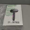 slopehill Professional Ionic Hair Dryer, Powerful 1800W Fast Drying Low Noise Blow Dryer with 2 Concentrator Nozzle 1 Diffuser Attachments for Home Salon Travel (Black)