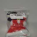 3 x Christmas Clothes for 17cm Dolls(No Doll), Santa Outfit, Cute Christmas Clothes Set, Doll Accessories for Blind Mystery Box, Includes Hat, Coat, Shoes and Glasses