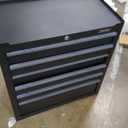 GarveeHome 6-Drawer Tool Chest, Rolling Tool Box with Wheels and Lock System, Portable Storage Rolling Tool Chest for Warehouse, Workshop & Repair Shop, Black