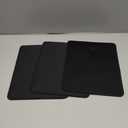 JIKIOU 3 Pack Mouse Pad with Stitched Edge, Comfortable Mouse Pads with Non-Slip Rubber Base, Washable Mousepads Bulk with Comfortable Cloth, Mouse Pads for Computers Laptop Mouse 10.2x8.3inch Black