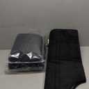 YIHOUSE Memory Foam Bath Mat Set, Non Slip Bath Mats for Bathroom, Super Soft and Water Absorbent, Machine Washable U Shape Toilet Mats, Black (3pieces)