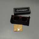 FEISEDY Vintage Square 70s Flat Aviator Sunglasses Women Men Classic Retro Stylish Frame UV400 Sunglasses B2622