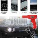 Car Plastic Welder, Vehicle Plastic Welder Gun Kit for Bumper Repair with 200 Hot Staples Carry Case, Portable Automotive Repair DIY Tools Accessories, Universal for SUV RV Truck