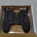 PUBG Controller for iPad, 4 Triggers [6 Finger Operation] Sensitive Shoot Aim Trigger Gamepad Grip, Support 9.7-12.9 inch iPad & Tablet (Thickness < 10mm) (Gray)