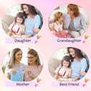 6 PCS Hawaiian Plumeria Flower Hair Clips for Women - Cute Floral Hair Claw Clips for Girls, Non-Slip Decorative Hair Accessories for Thick Hair, Beach Tropical Gifts for Women