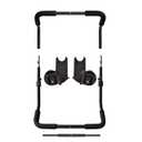 Baby Jogger Chicco/Peg Perego Car Seat Adapter for City Select and City Select LUX Strollers Black