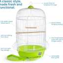 Prevue Hendryx SP31999G Classic Round Bird Cage, Green,1/2"