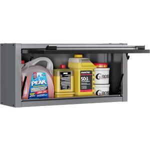 JZD Steel Wall Cabinet with Up Flip Door, Hanging Tool Cabinets, for Garage Workshop Office Basement Kitchen