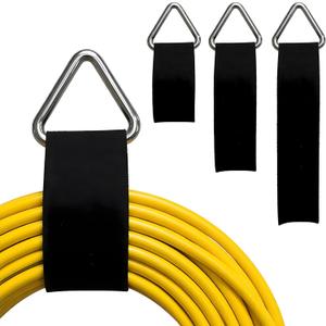 Extension Cord Holder Organizer, 2in x 16.4 Cut to Length Heavy Duty Storage Straps with 15 Buckles, Garden Water Hose Garage Gadgets Hanger for Storage and Organization