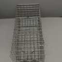 Squirrel Trap Heavy Duty Humane Live Animal Cage Trap (No Assembly Required) - 17" x 7" x 7" (Silver)