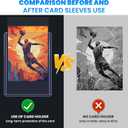 2000 Card Sleeves Top Loaders for Cards, 3" x 4" Hard Plastic Toploaders, Baseball Card Protectors, Trading Card Holder for Football Sports Cards (1000 Toploaders + 1000 Penny Sleeves)