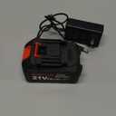 21v Lithium Battery - 4.0 Ah Battery with Charger Adapter Led Indicator Compatible with Leaf Blower