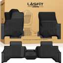 LASFIT Floor Mats for Toyota 4Runner 2025 2026 (Only Fit Hybrid), All Weather TPE Custom Fit Floor Liner for 4 Runner TRD/Limited/Platium 6th gen Front&Rear Car Mats, Black