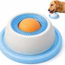 2 x Calming Lick Bowl for Dogs & Cats, Non-Slip Slow Feeder with Rotating Lick Ball for Liquid & Wet Food, Anxiety Relief Enrichment Toy, Keeps Pets Busy, Happy & Engaged, 1 Pack